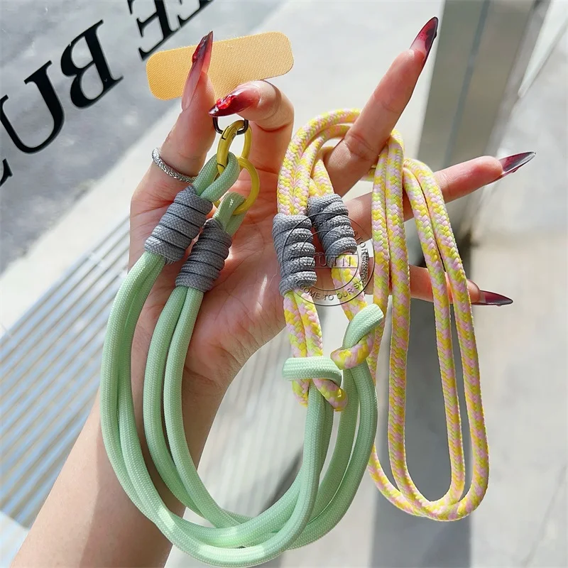 Colorful Knitted Phone Crossbody Strap