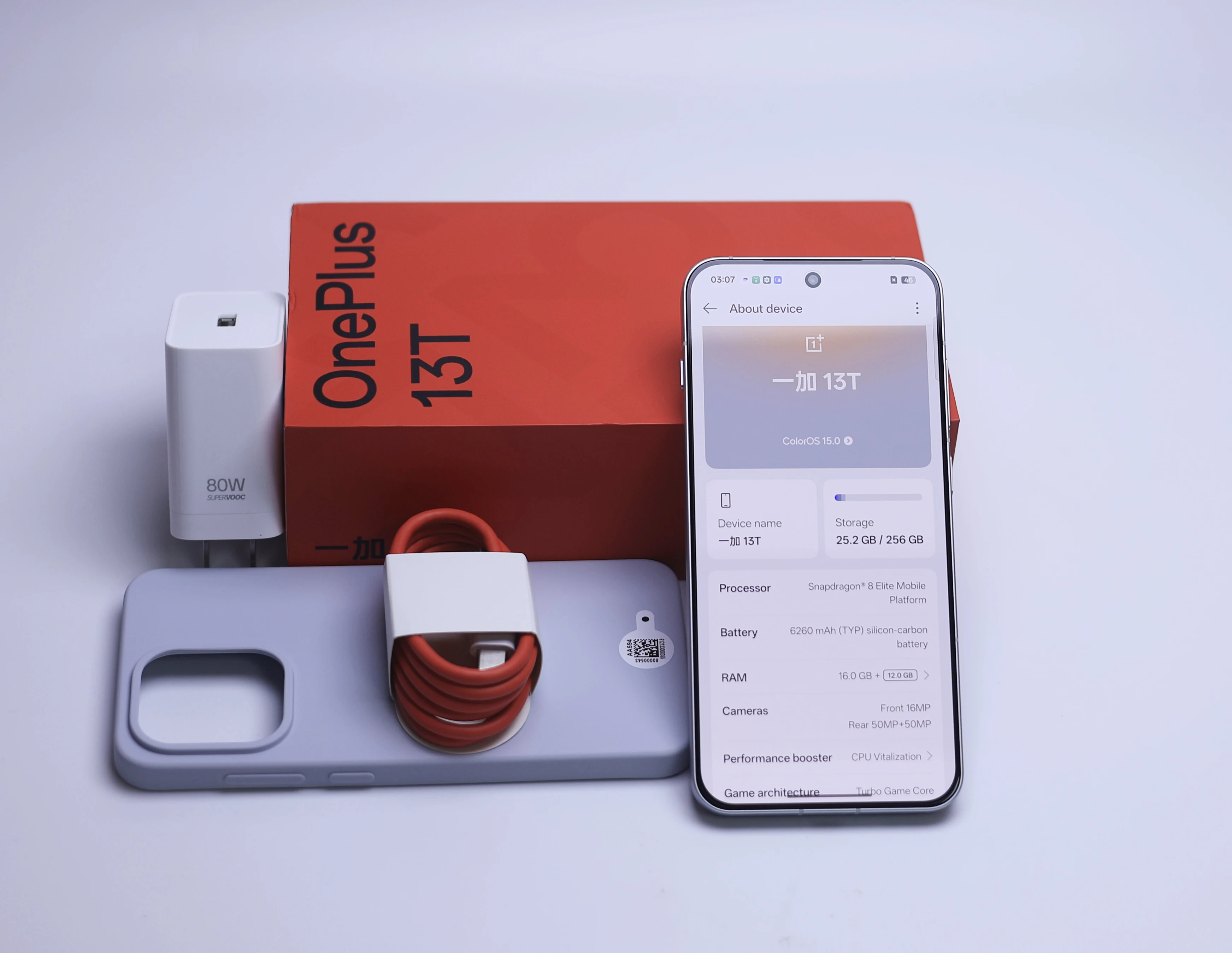 Unlocked OnePlus 13T 5G Snapdragon 8 Elite 6.32 FHD+ 2640X1216 120Hz OLED 80W SUPERVOOC 6260mAh NFC OTA 50MP Google Play 13 T