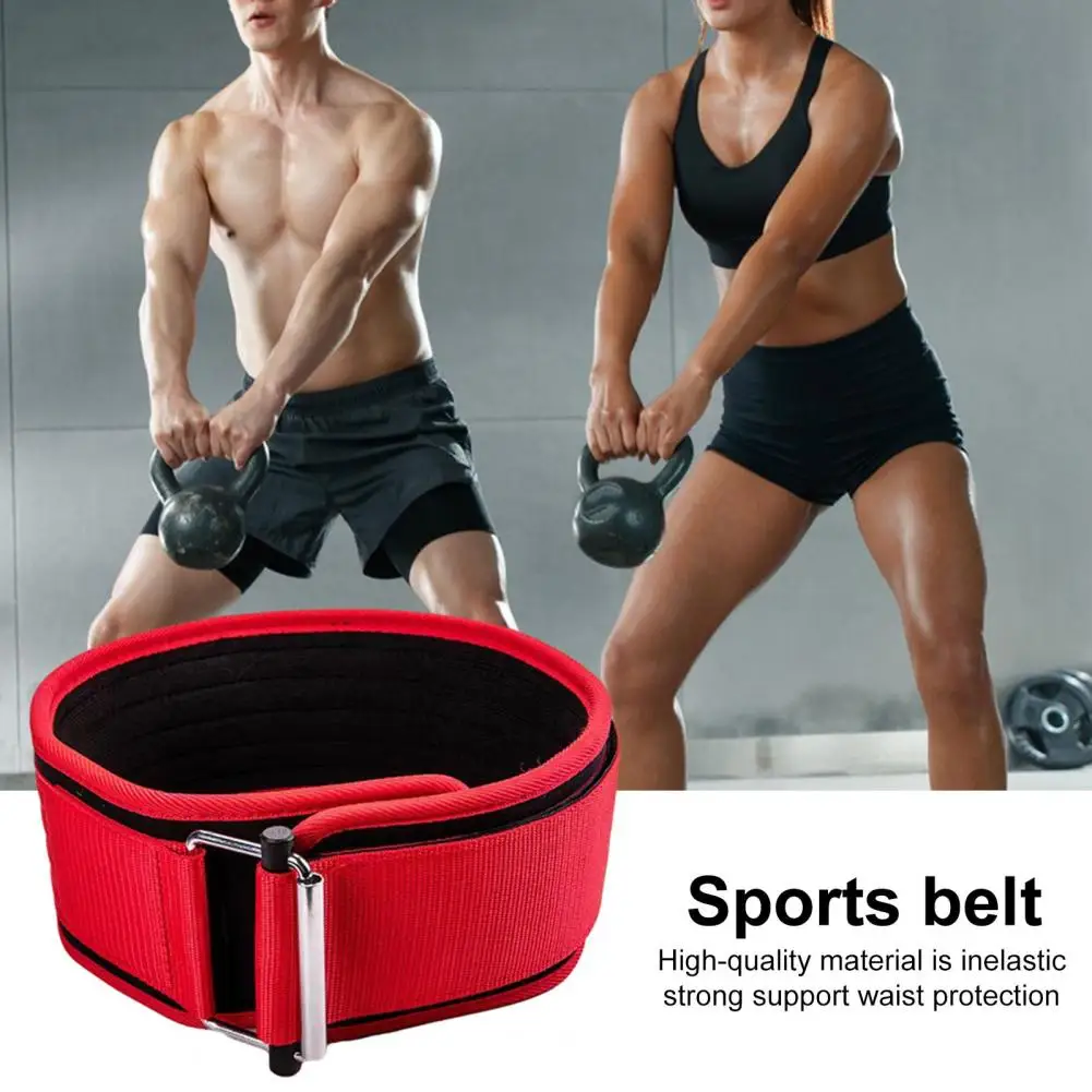 Waist Belt Non elastic Support Belt Adjustable Quick Locking Weight Lifting Belt for Men Women with for Deadlifts