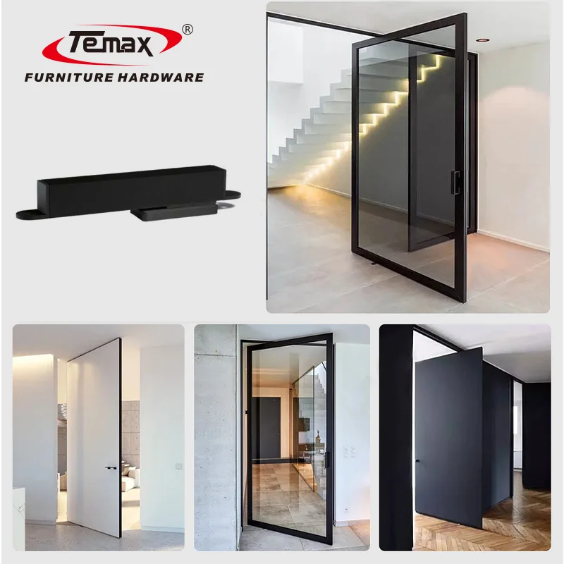 STLF  WF061 High Quality Middle Pivot Revolving Sliding Door Hardware System for Modern Furniture