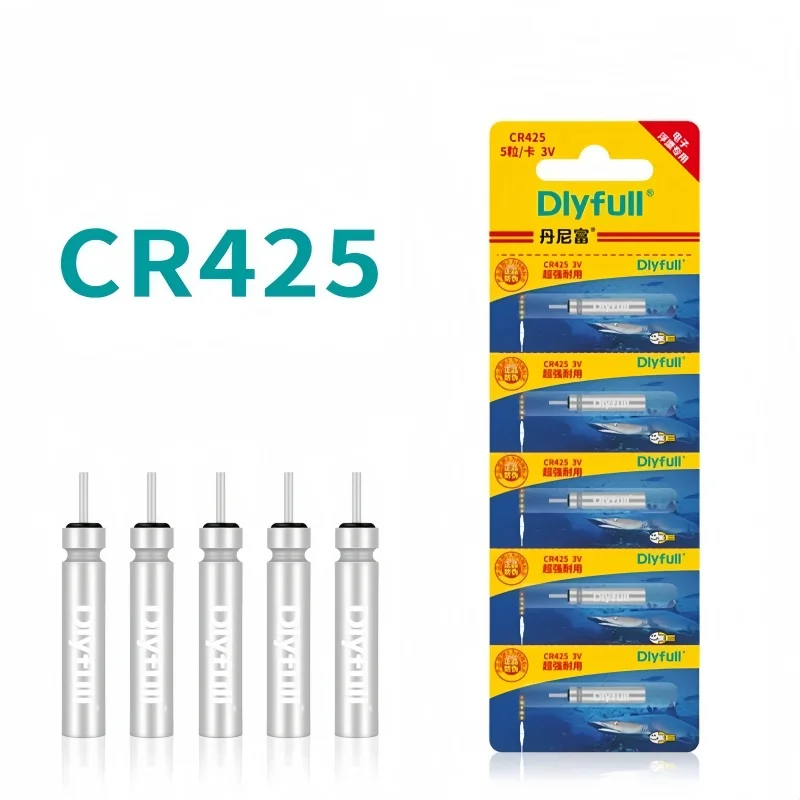 

CR425 Battery 5-40PCS Upgrade Floats Fishing Float Night Light Lithium Pin Cells Fishing Tools Tackle Accessories Luminous Float
