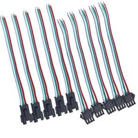 3 Pin JST SM Male Female Plug Connector Cable For WS2812B WS2812 WS2811 LED Strip Lamp