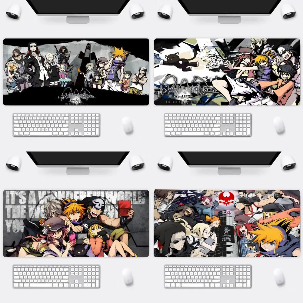 

Hot Game The World Ends With You Mouse Natural Rubber Desk Rug Non-Slip Pad Player Mats for Csgo Non Slip Japan Anime Pad Laptop Computer Gaming Mouse Pad