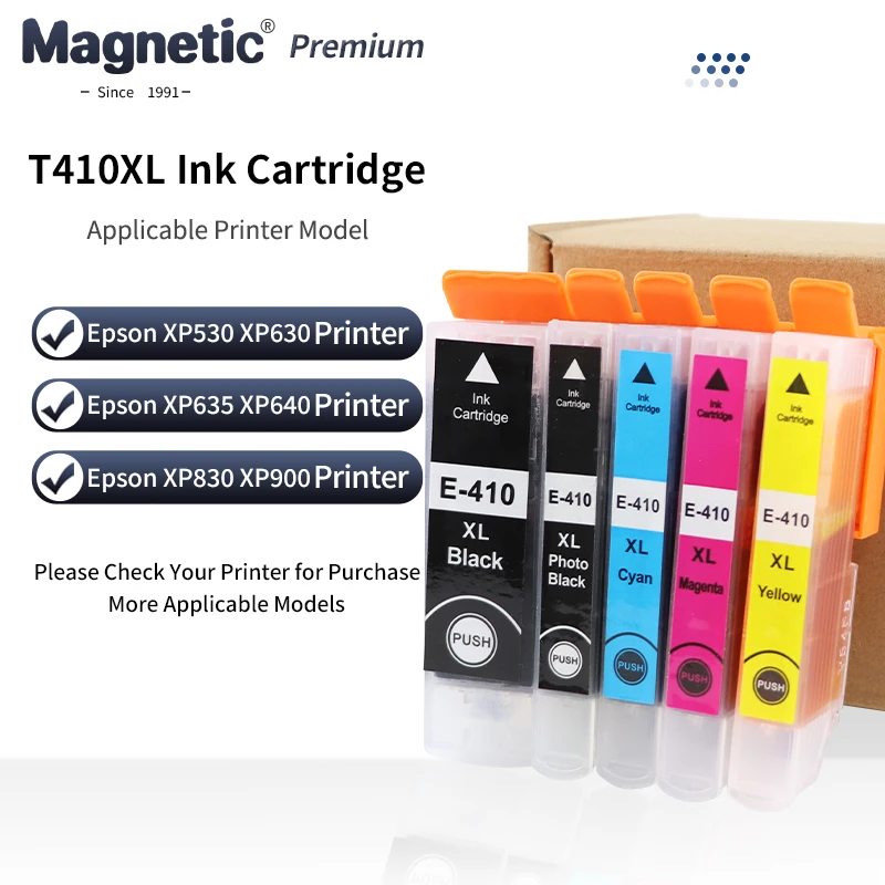 

T410XL T410 410 Premium Compatible Ink Cartridge For Epson Expression XP-530 XP-630 XP-640 XP-645 XP-830 XP-900 XP-7100 Printer