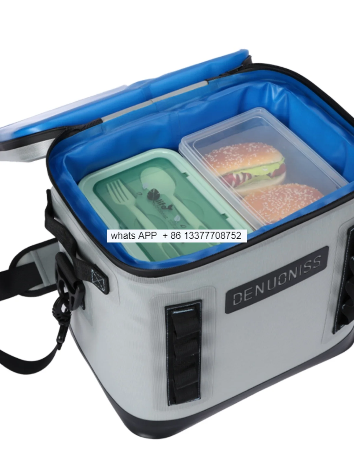 Outdoor Camping Large Capacity Picnic Ice Pack Travel Portable Waterproof Leakproof Ice Bucket Bag Vehicle-Mounted