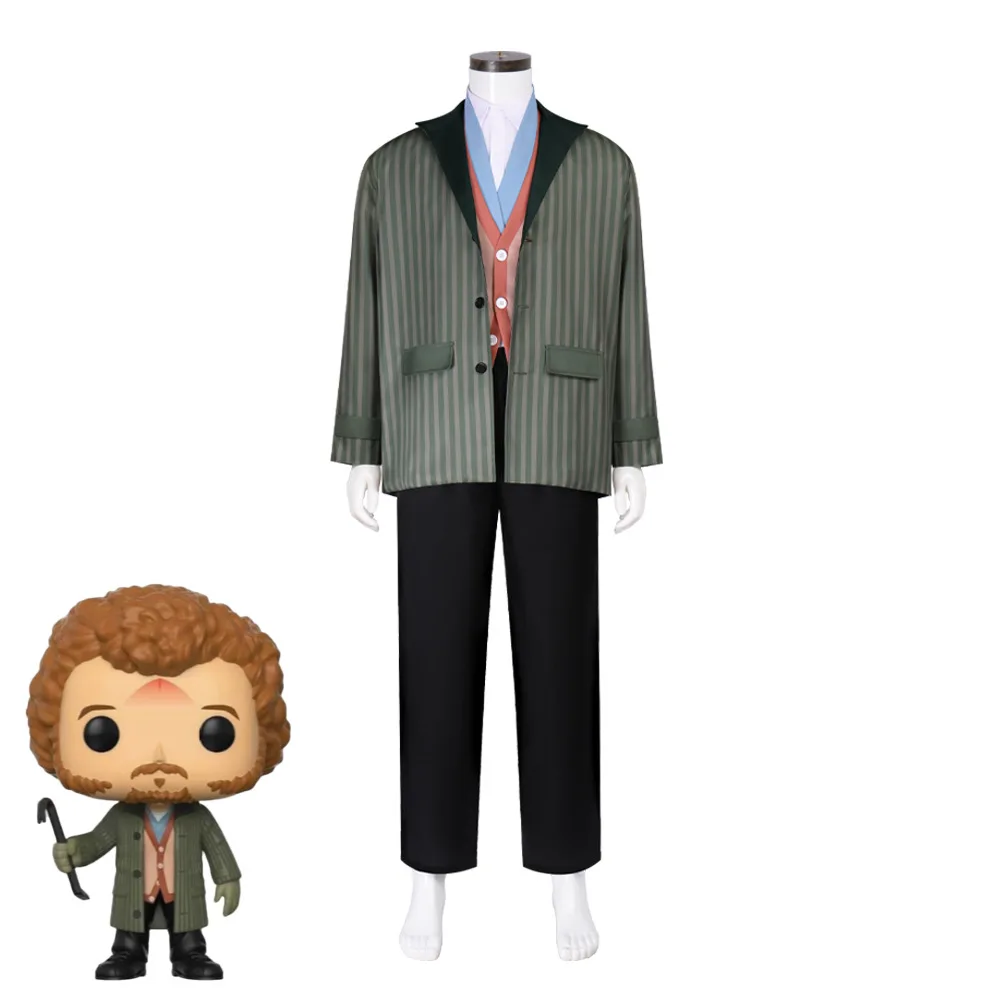 

Halloween Marv Home Alone Cosplay Costume Thief Robber Man Halloween Carnival Cosplay Marv Customized Clothes