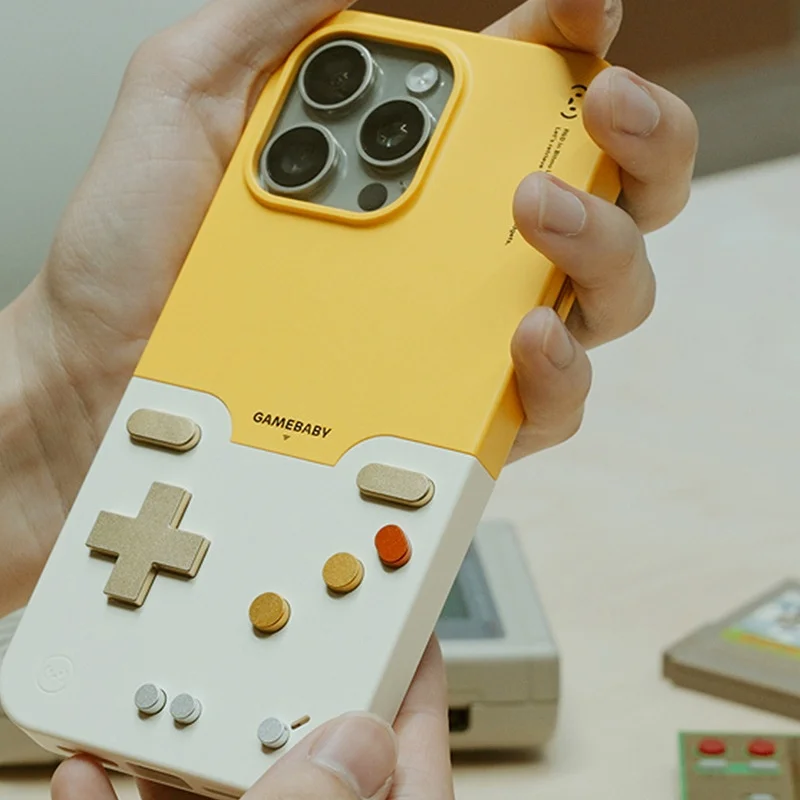 

2025 New BitmoLab GAMEBBY Gamepad Phone Case Apple Retro Style Creative Gift Suitable for iPhone 15/16 Promax
