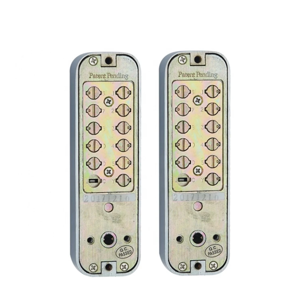 Waterproof Password Lock Outdoor Gate Lock Double Keypad Exterior Villa Lock Keyless Entery Home Lock