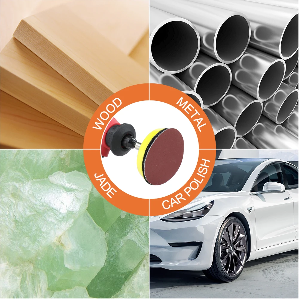 CMCP 102pcs 3inch Sanding Discs Pads 80-3000 Grit Sandpapers Abrasive Polishing Pad Kit For Drill Grinder Rotary Tools