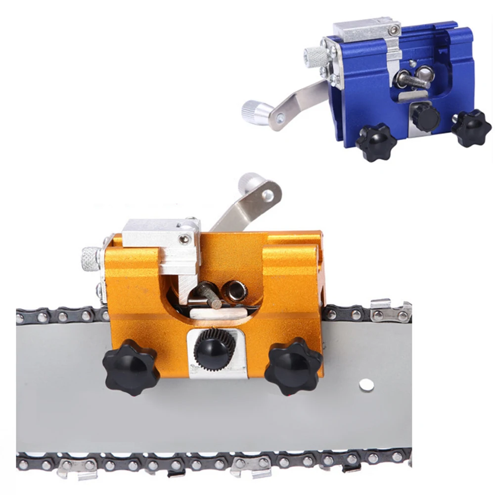 1pc Emery Grinding Head Thick/Thin Electric Chainsaw- Sharpening Tool Woodworking Replacement Chainsaw- Grinding Head Accessor