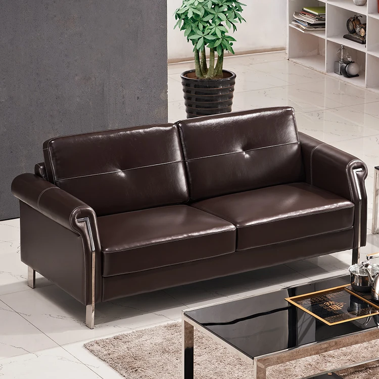 모던 심플 방수 모듈형 고급 가죽 사무실 소파 세트 사무실 소파 사무용 가구