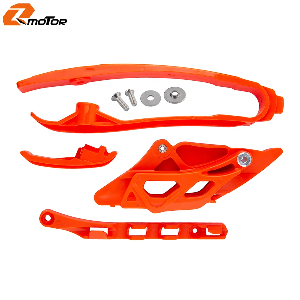 Motorcycle Chain Guide Slider Kit Brake Line Guide For KTM 125-500 SX SX-F XC XC-F 2023-2025 EXC EXC-F XC-W  2024-2025