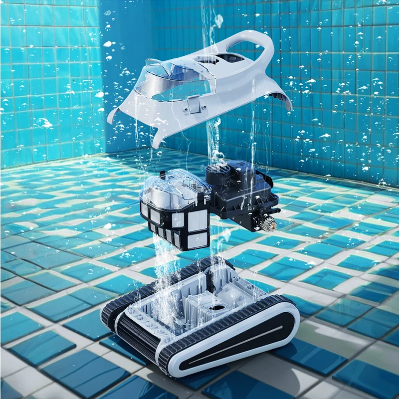 European Stocks Automatic Robot Pool Cleaner & Filter-High Efficiency Swimming Pool Cleaning Tool