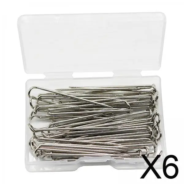 

6x100x Metal Fork Pins for Quilting Sewing Needlework Accessories 23x6mm