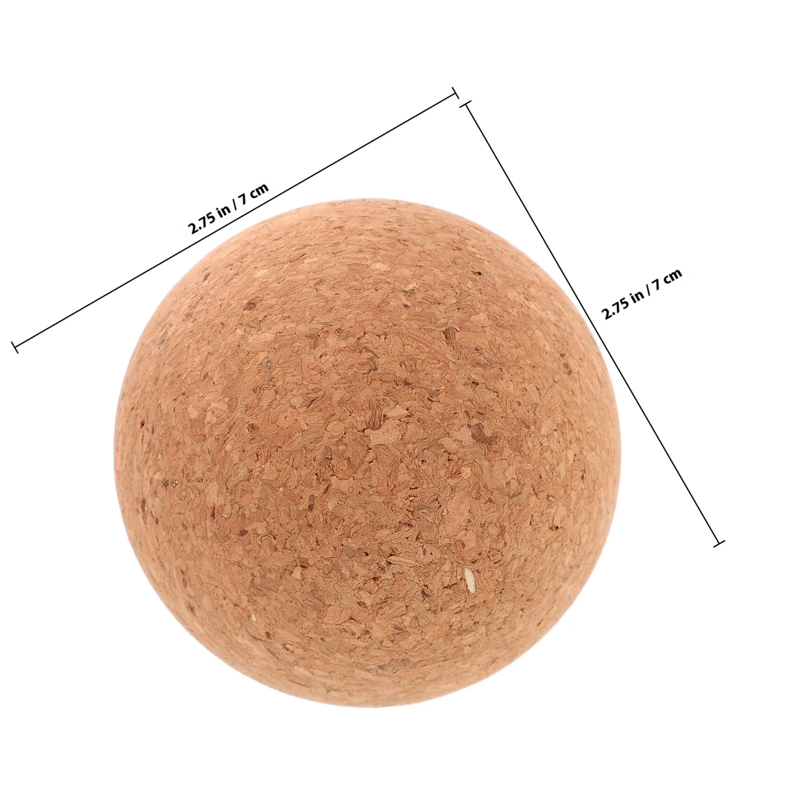 كرة تدليك اليوغا الفلين للقدم والظهر والرقبة واليد والاسترخاء العضلات واللياقة البدنية لعلاج نقطة الزناد للأنسجة العميقة