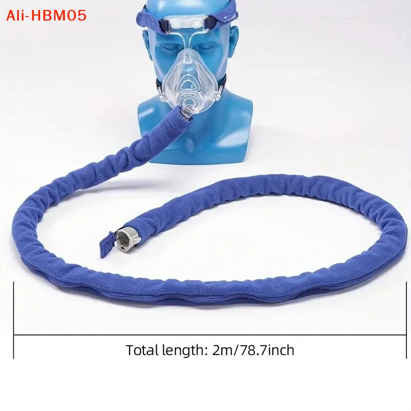 (HB05)1.8m Soft&Washable CPAP Hose Tube Cover CPAP Hose Zippered Tubing Wrap Pipe Protector Accessory Prevent Noise Condensation