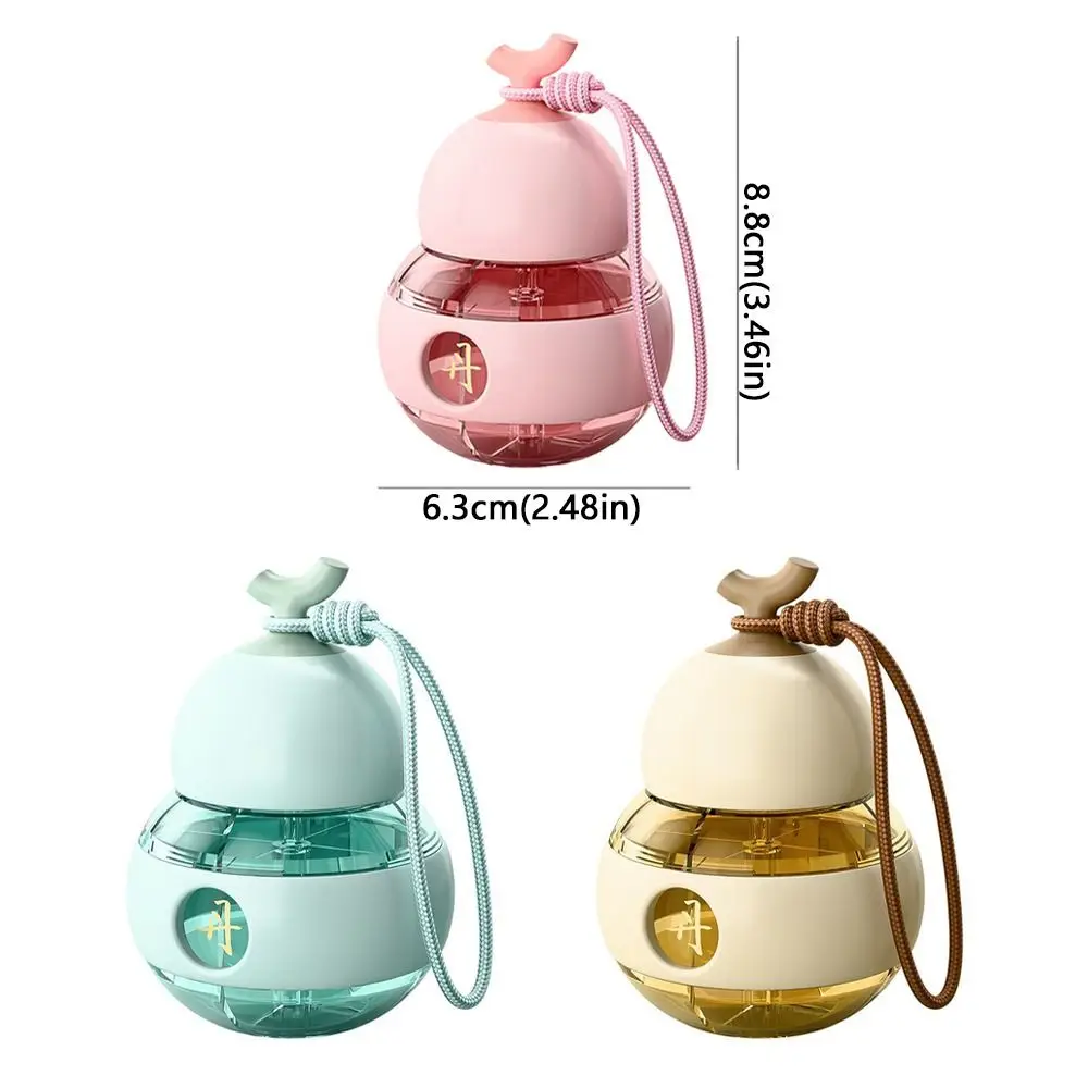 Small Gourd Pill Storage Box Dustproof Moisture-Proof Pill Organizer Plastic Waterproof Weekly Pill Container Pocket Storage