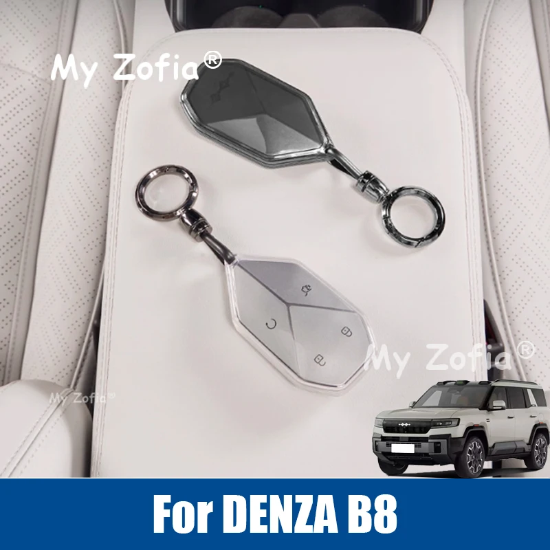 

For DENZA B8 DENZA B5 Leopard 8 Leopard 5 2025 2026 Car Key Case Car Key Shell Protective Shell Buckle Decoration Accessories