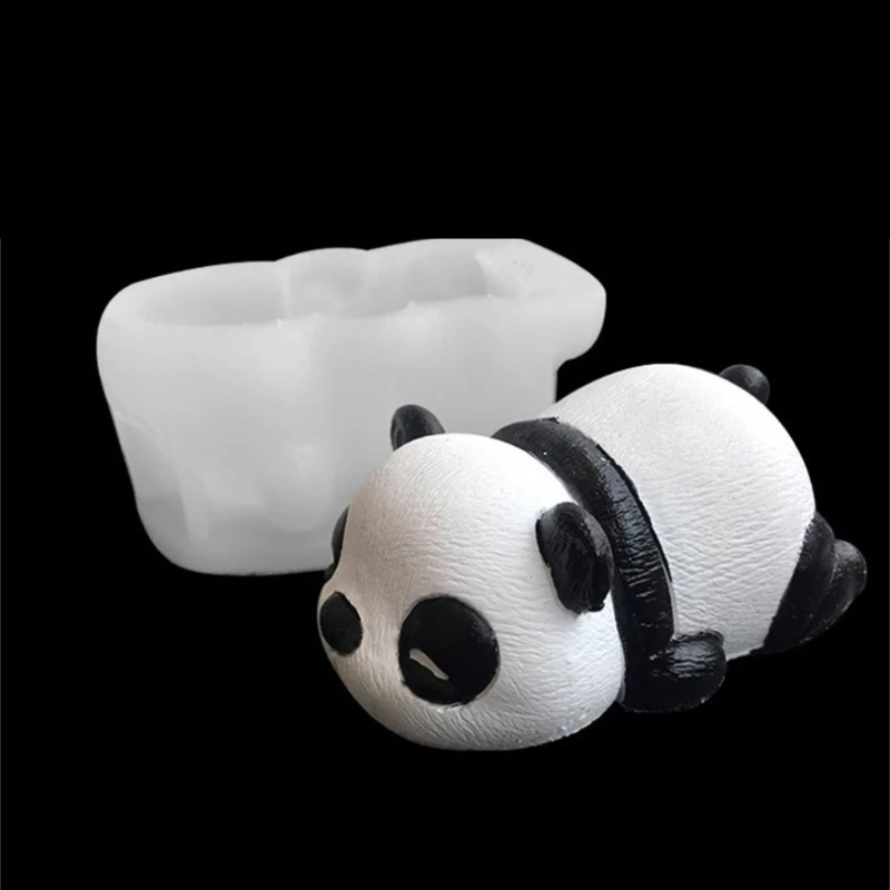 Dozing Panda Shaped Chocolate Molds Perfect Gift for Baking People Party Planner