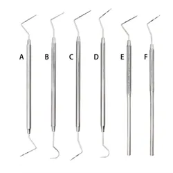 1pcs Dental Stainless Steel Periodontal Probe With Scaler Probe Instrument Tool Endodontic Equipment Material