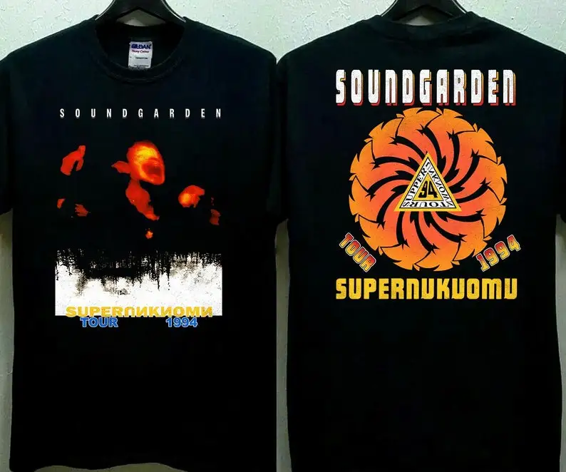 Vtg Soundgarden Superunknown Tour 1994 , Soundgarden Superunknown 1994 Tour T-Shirt, Soundgarden T-Shirt Rock Band Tee Shirt