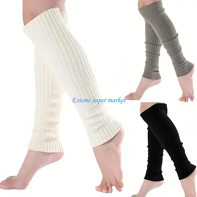 

090B 3 Pair Girls' Calf Socks For Autumn And Winter Warm Leg Covers Leg Protectors