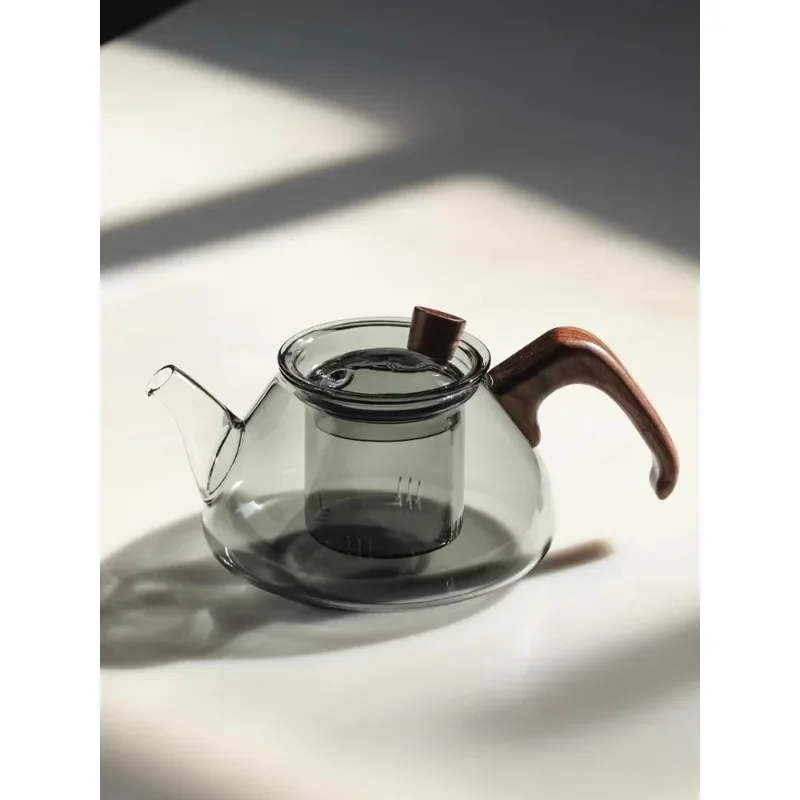 

Household exquisite glass tea set gift making tea brewing teapot |
