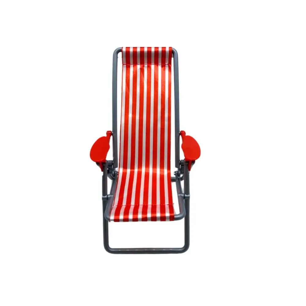 New Mini 1/6 Dollhouse Chair 4 Colors 12*11*19.5cm Casual Reclining Chair Foldable Beach Chair Model Outdoor Dollhouse