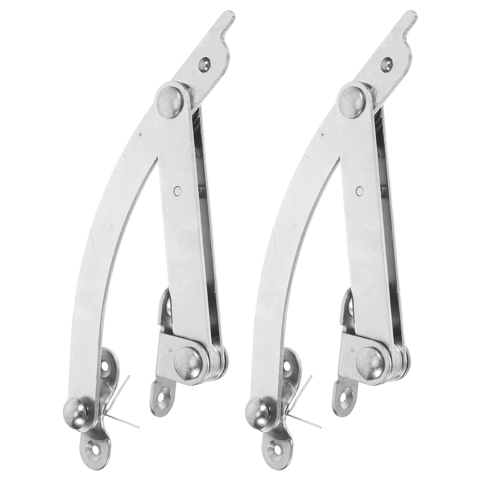 

2Pcs Heavy Duty Electric Cabinet Door Support Rod Adjustable Lid Stay Hinges Soft Close Lift Hinges Kitchen Cabinet