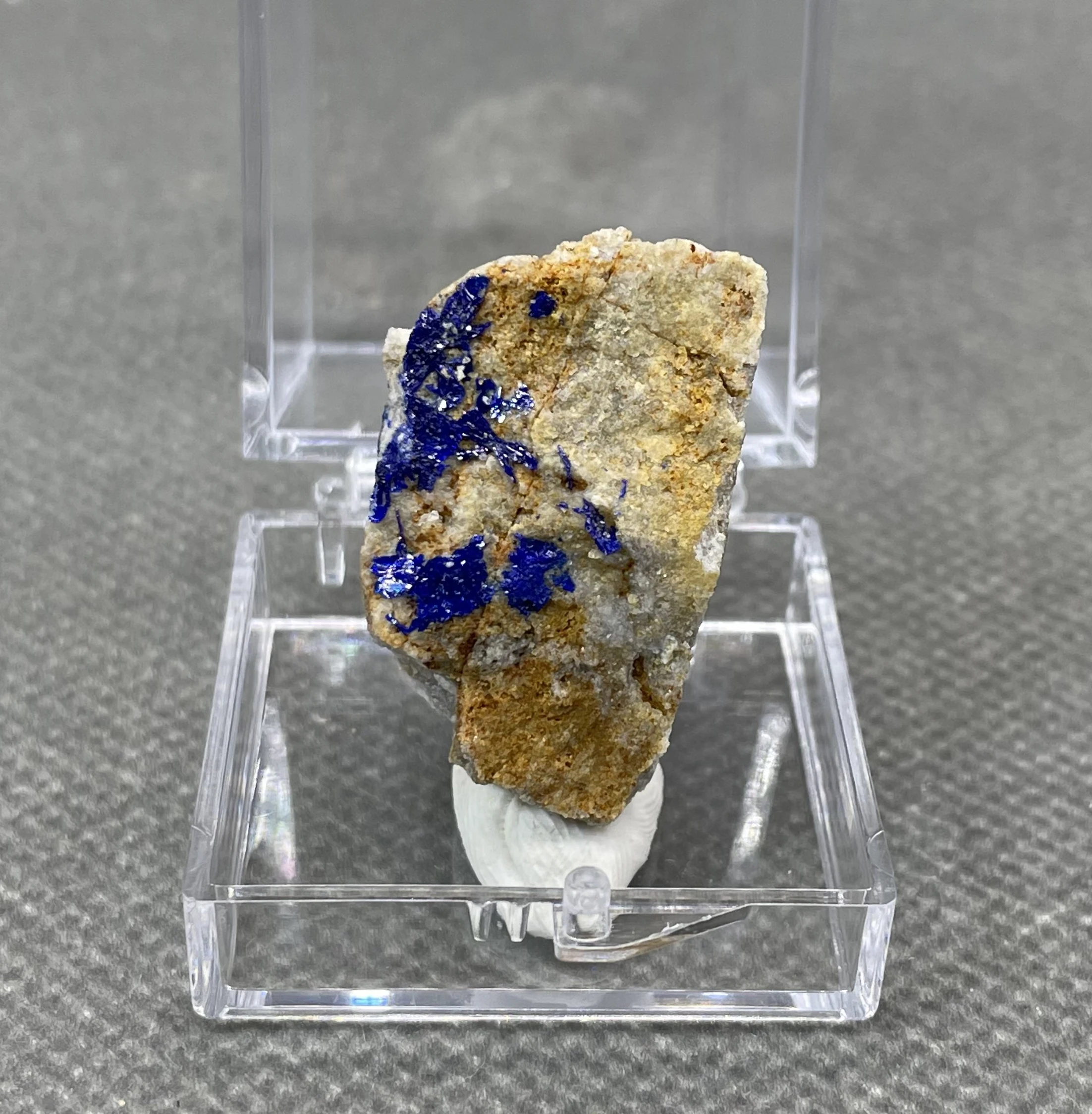 NEW! 100% Natural rare GuiZhou azurite mineral specimen crystal Stones and crystals Healing crystal + box size 3.4cm