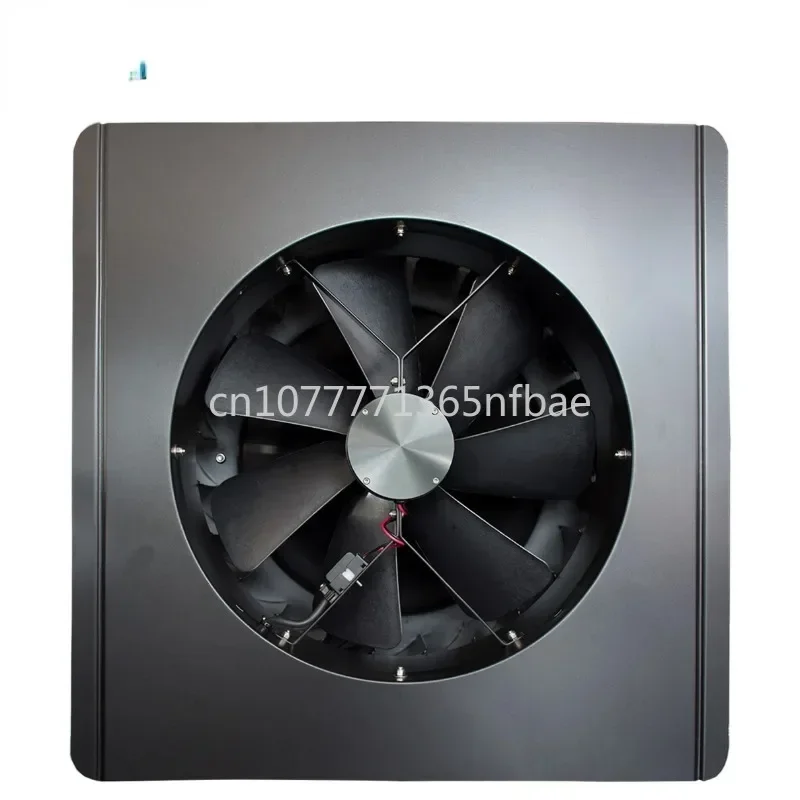 Solar powered attic heat extractor air circulation high-speed DC ceiling fan ventilation, green ventilation tunnel on the roof