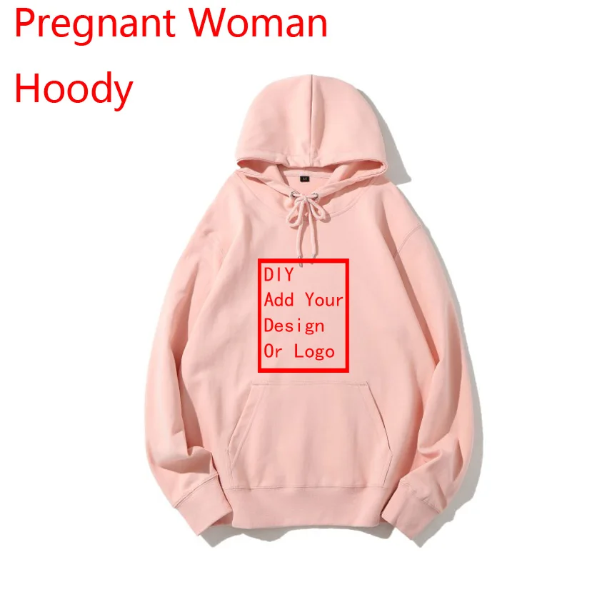 Hoodie wanita hamil bintang lima runcing Hoodie wanita Bersalin musim semi musim gugur Hoodie wanita disesuaikan Tambahkan foto Anda ide keren DIY