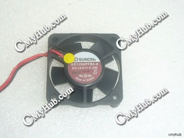 For SUNNON KD1204PFB3 8 DC12V 0.5W 4010 4CM 40MM 40X40X10MM 2pin Cooling Fan KD1204PFB3-8 KD1204PFB3 8