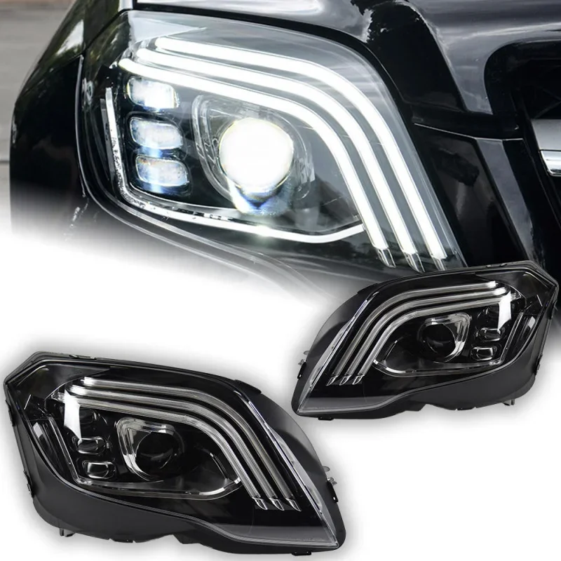 for benz X204 Headlight Projector Lens GLK-Class GLK250 Dynamic Signal Head Lamp GLK300