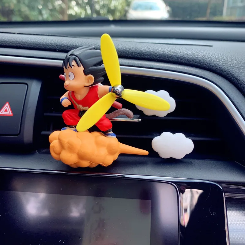 1Pcs Cartoon Anime Dragon Ball Son Goku Car Air Outlet Clip Ornament Aromatherapy Three-dimensional Interior Decoration Gifts