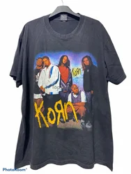 Men T Shirt Vintage Korn Issues Bootleg Vintage Shirt