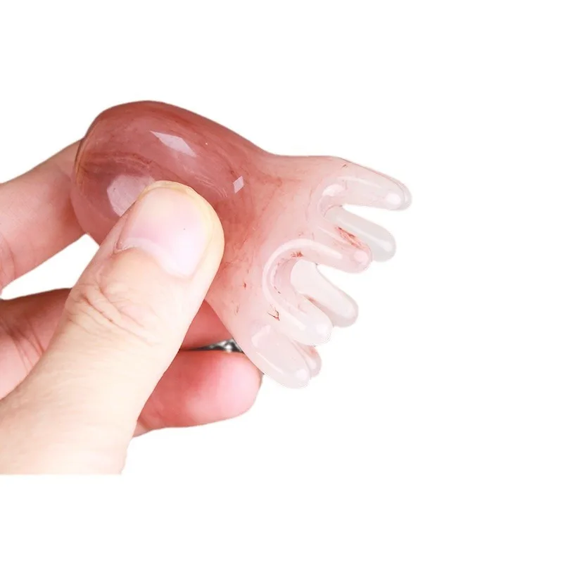 

1pc Octopus Shaped Head Massage Comb Wide Tooth Scalp Massager Relaxing Hair Brush for Neck Back Shoulder Stress Relief