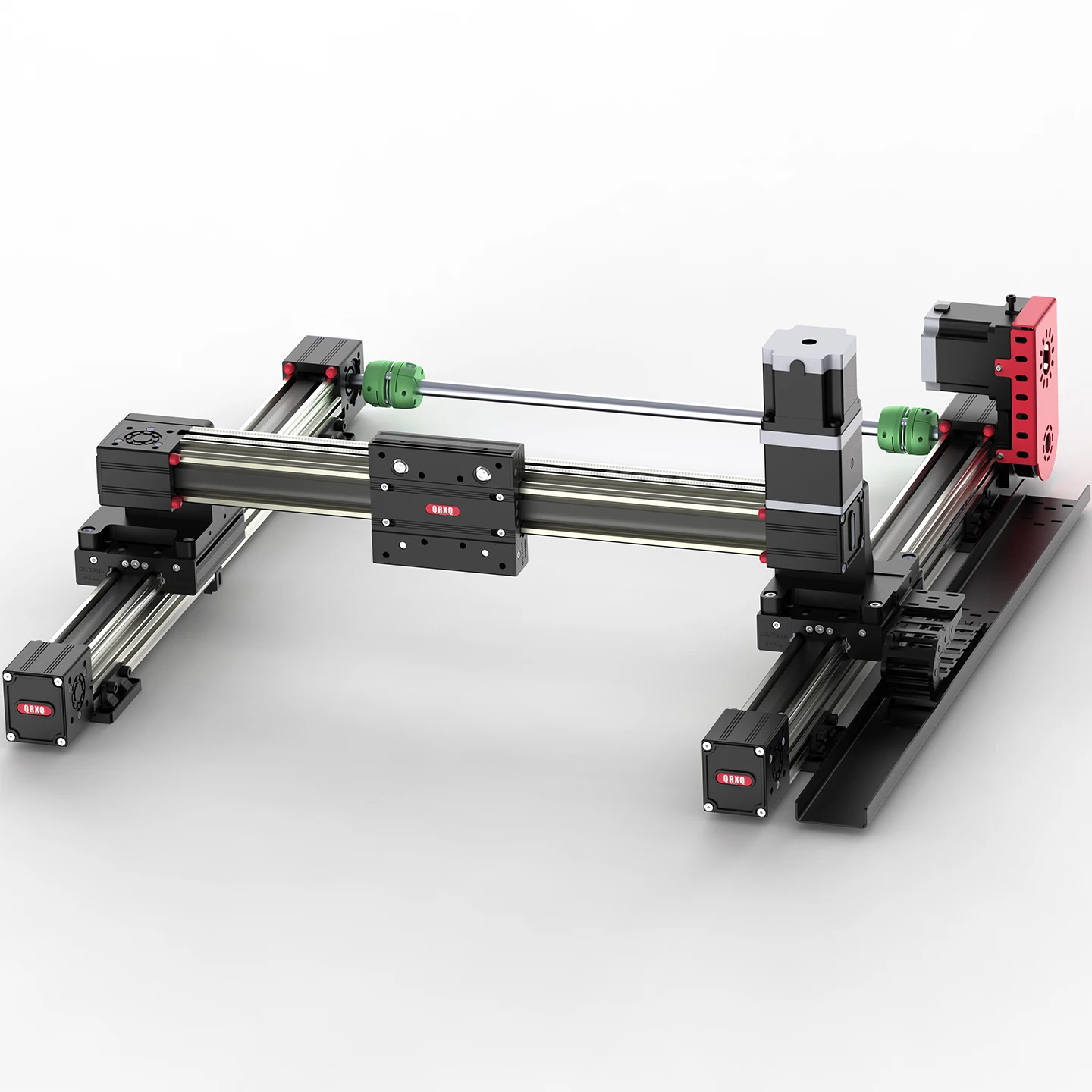 QRXQ Router Complete Kit Complete Cnc Kit Z Axis Cnc Router Xyz Automatic Gantry Robot Rail 100mm-1500mm 3D Printer Accessories