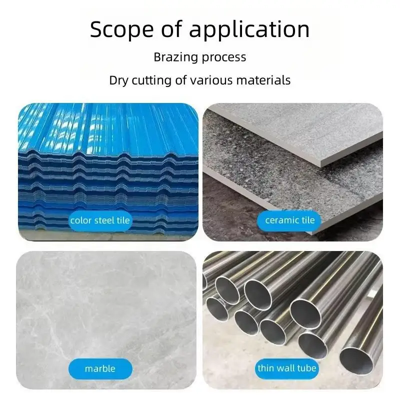 1/3 pièces 6 en 1 lame de scie diamant roues coupées disque de coupe diamant métal fer acier dalle de roche lame de scie à marbre