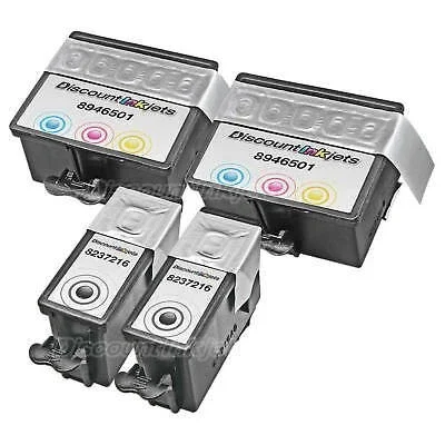 

4PK Ink Cartridges for Kodak #10 BLACK COLOR EasyShare 5100 5300 5500 ESP 7 3250