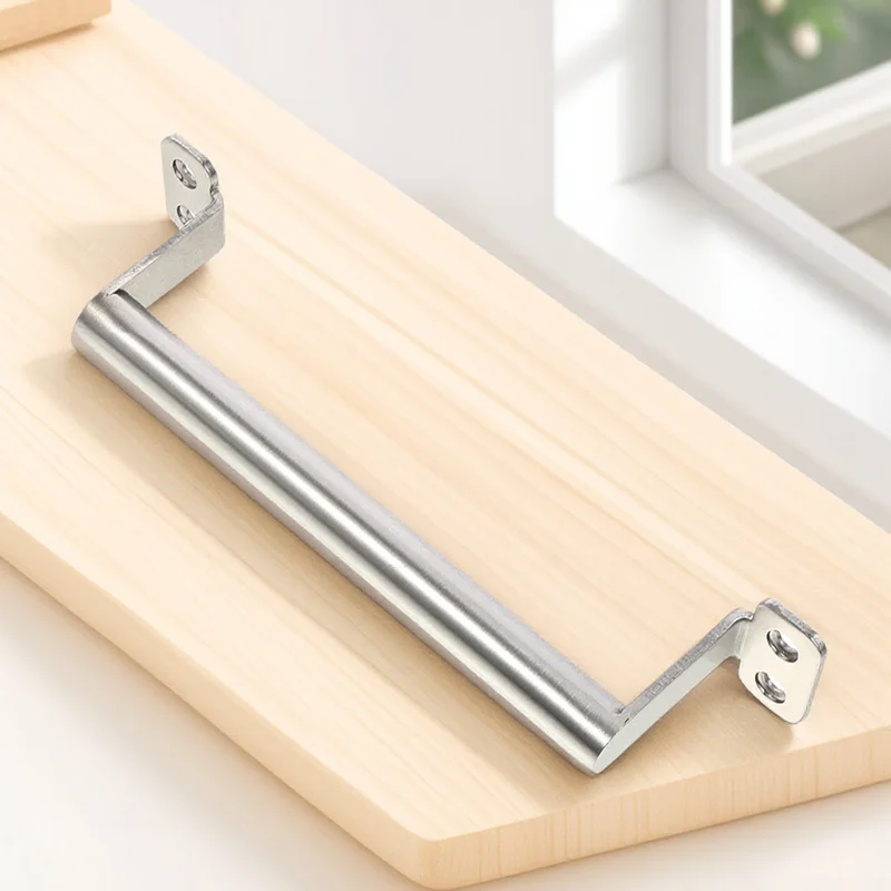 

Stainless Steel Round Pull Handles Modern Wardrobe Cabinet Drawer Dresser Door Handles Furniture Hardware Kitchen Cupboard Pulls