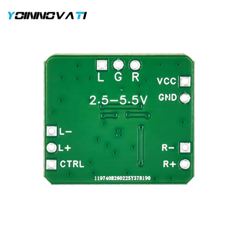 YT MAX97220 Differential to Single-Ended Audio Amplifier Board Headphone Amp Module 2.5V-5.5V DC Power Supply for Speaker Preamp