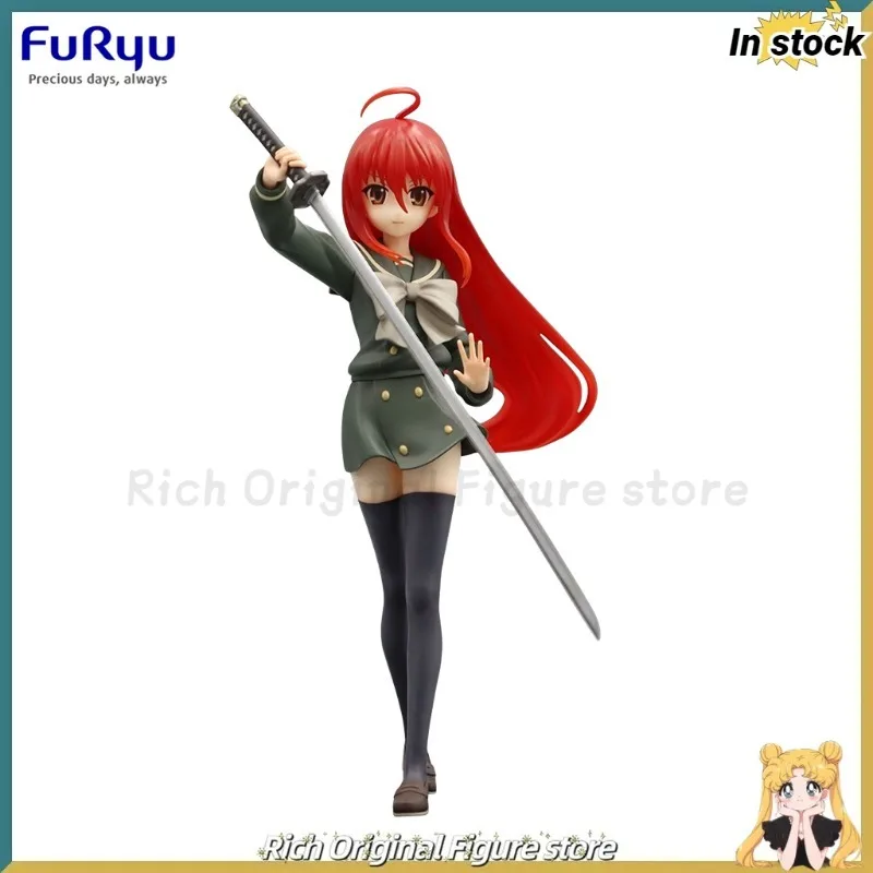 En Stock, figura Original de cazador de ojos ardientes con pelo de llama · Shana Trio-Try-iT, modelos de juguetes Shana, adornos de colección de figuras de Anime
