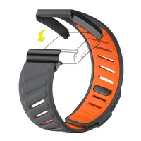 Compatible for WHOOP 4.0 SportFlex Wrist Band Soft-Touch Silicone/Nylon Waterproof and Sweatproof Replacement Band