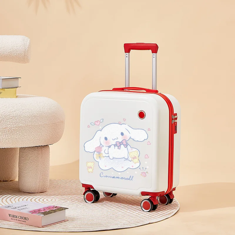 Cartoon Cute Children\'s Suitcase Small Lightweight Trolley Case Boarding Password Suitcase Toolbox Suitcase Suitcase with Wheels