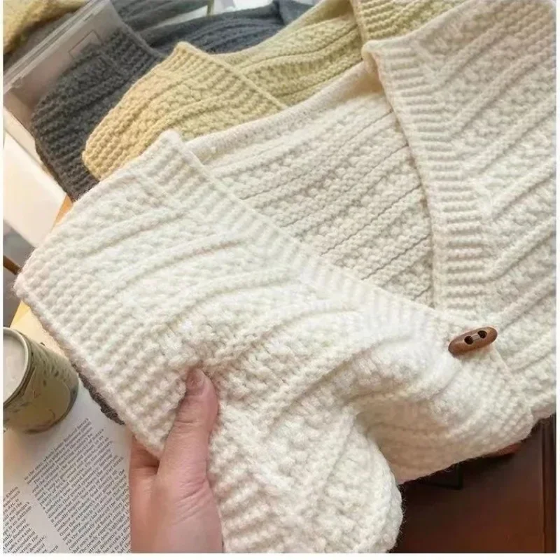 Damskie luźne kamizelki vintage, odzież bez rękawów, japońska kamizelka, jednolite kolory, codzienne topy, 2025 Ropa Mujer, dzianinowe tank topy, płaszcze.