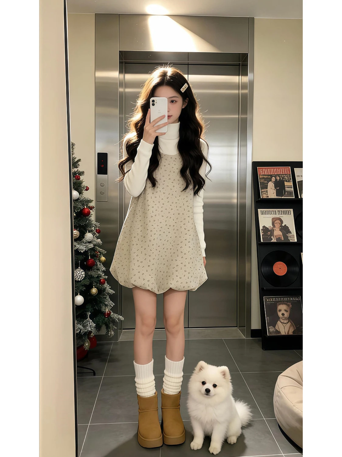 

Женский комплект: жилет с цветочным принтом и юбка в корейском стиле, новинка ранней весны 2026, модная повседневная одежда для взрослых