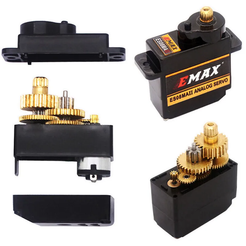 EMAX ES08MAII micro servo RC metal gear – Coches helicópteros - imagen 4