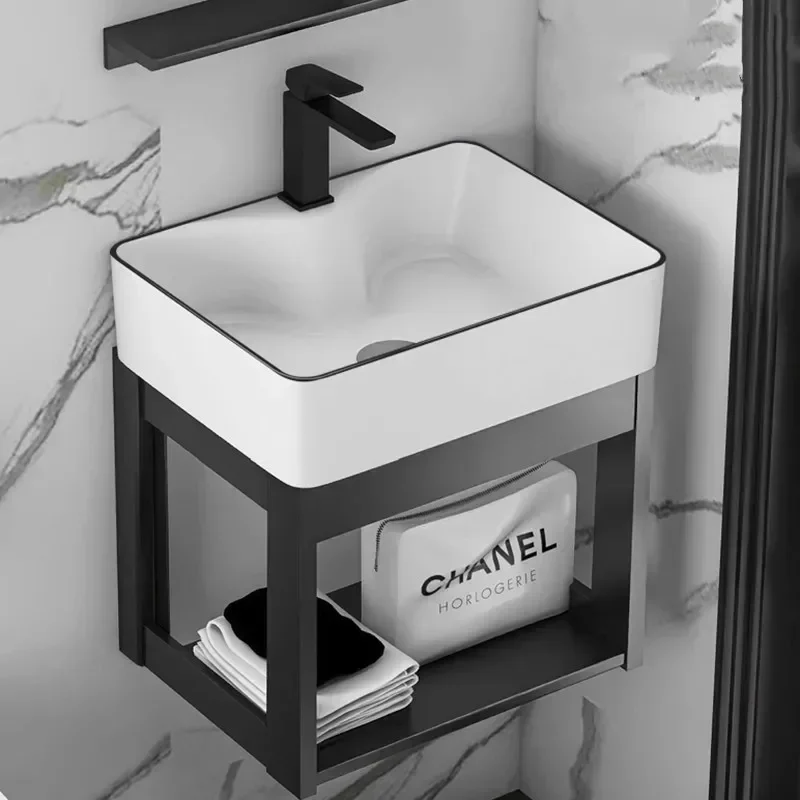 

Household ceramic wall mounted wash basin,