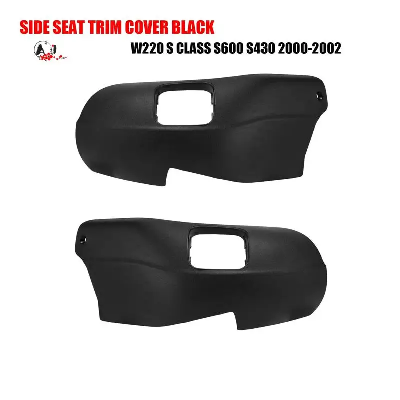 A10E-Car Seat Trim Cover Black For Mercedes Benz W220 S Class S600 S430 2000-2002